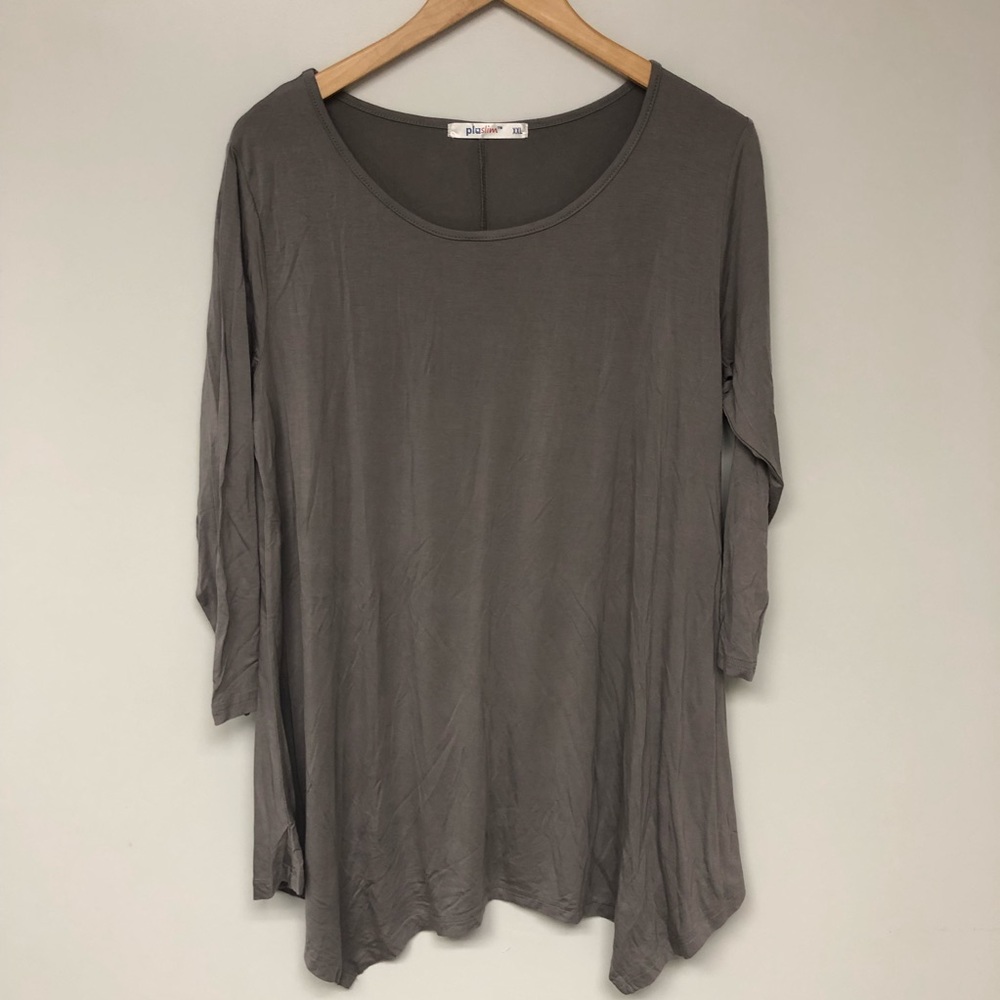 NWOT Pluslim Gray Long Sleeve Tunic
